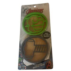 Marvel Avengers Hulk Captain America Breakfast Molds Pancake Egg Cookie Pan Set